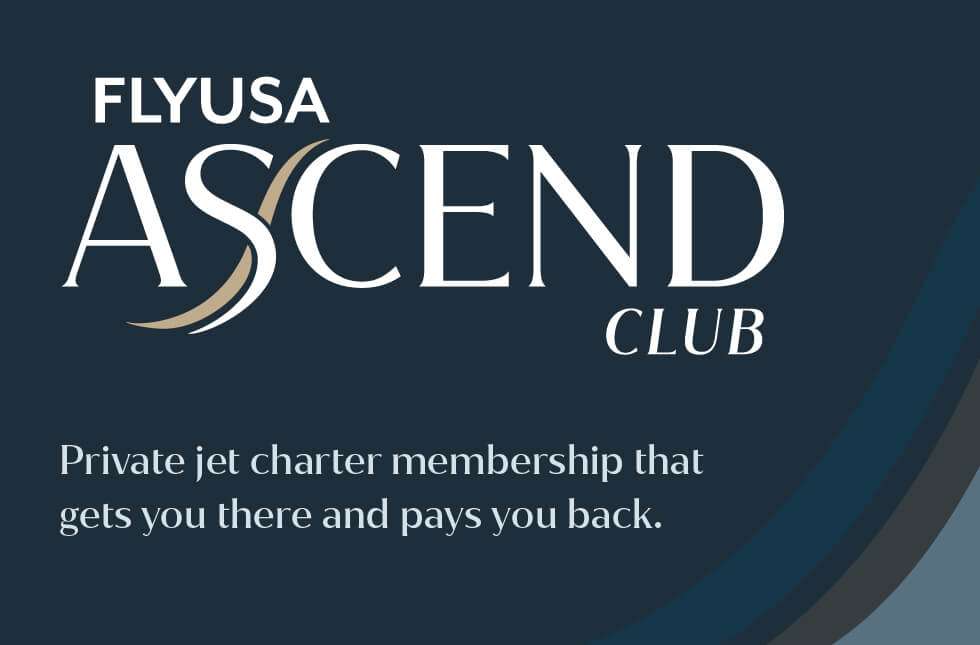 flyUSA Ascend Club Membership that gets you there and pays you back