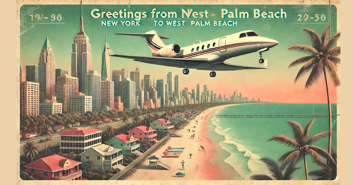 Private Jet Charters from New York to West Palm Beach